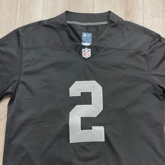 Nike Daniel Carlson Black Raiders Game Player Jersey size Medium M B4 - Picture 3 of 7